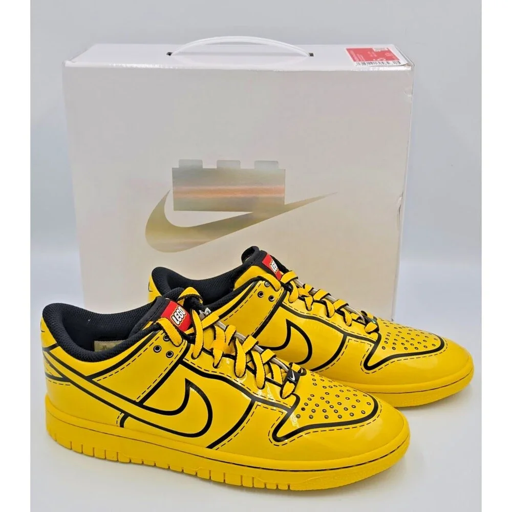 Nike Dunk Low x LEGO Collection Tour Yellow Black GS 5Y Women’s 6.5 IF2117 700